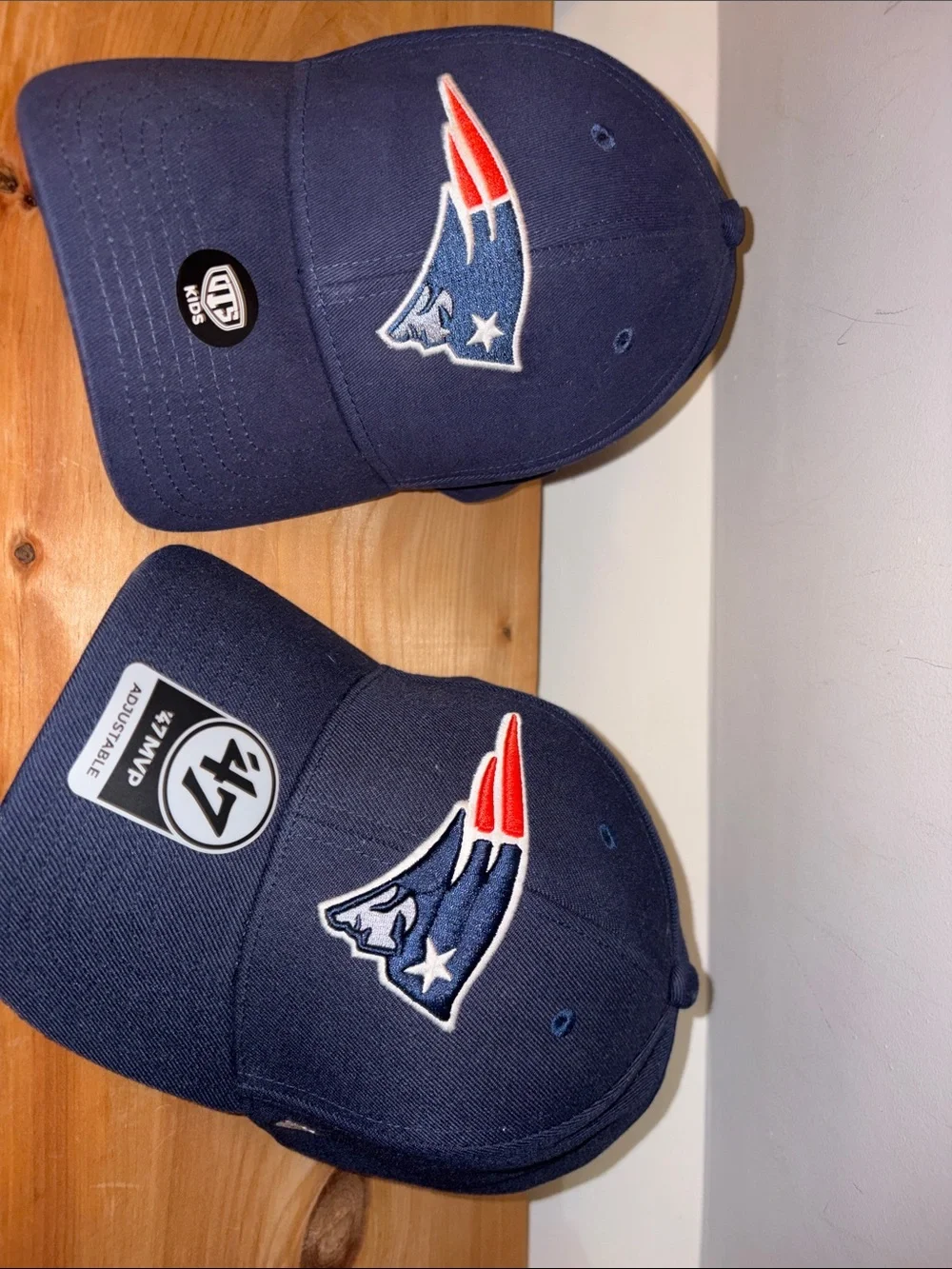 47 Brand New England Patriots Navy Cap with Red & White Logo